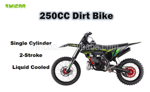 Accepter l'échantillon <span class=keywords><strong>250cc</strong></span> Dirt Bike monocylindre 2 temps refroidi par liquide <span class=keywords><strong>Mini</strong></span> motos hors route Pit Bike Motocross - Product Image 3