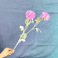 Bunga Peony Buatan 3 Kepala Realistis, Buket Pengantin, Dekorasi Rumah, Sentuhan Asli, Bunga Persia Buttercup