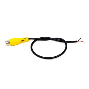 Chất lượng cao duy nhất kết thúc <span class=keywords><strong>RCA</strong></span> nam cho nữ dây âm thanh kết thúc mở với áo khoác PVC và lá chắn cho loa - Product Image 5