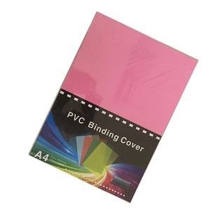 150 130 Microns Plastique PET PVC Couverture de Livre A4 PVC Reliure Couverture Transparent A4 PVC Feuille