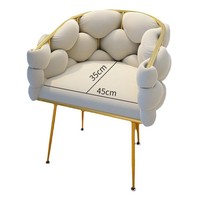 Chaises de salle à manger modernes en velours avec pieds en métal de luxe, de haute qualité, pour restaurant, avec accoudoirs, vente en gros