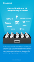 Chariot de recharge VR AR XR MR, armoire de recharge VR, chariot de recharge, jeux d'arcade, armoire de recharge VR, casier de recharge pour casque VR 6DoF