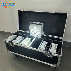 8 Piezas con Estuche de Carga, Foco Recargable, 9X18W RGBWA UV <span class=keywords><strong>6</strong></span> en 1, Iluminación LED a Batería - Product Image 4