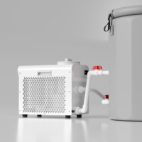 Mini Refroidisseur 1/3 CV Refroidisseur de Bain de Glace Portable Wifi Filtre Refroidisseur d'Eau Intelligent avec Bain Gonflabl