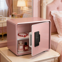 Coffre-fort en acier SY-25 avec serrure à empreintes digitales, serrure électronique à code, coffre-fort WiFi, petit coffre-fort pour la maison, l'hôtel, la banque, la chambre