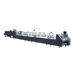 1100CS Automatic Carton Box 4 and 6 Corner Folding Gluing Machine