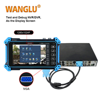 WANGLU Nouveau 5.4 pouces Nouveau IPC-5100 Plus Ipc CCTV Tester PoE Analogique avec 4K 30FPS Entrée HDMI/Entrée VGA