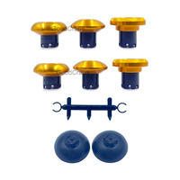 Bâtons en POM pour manettes DualSense Edge – Kit de capuchons de joysticks 6 couleurs avec emballage de protection