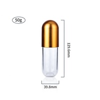 Conteneur d'emballage de médicaments écologique 50g, en plastique pet, capsules de vitamines, suppléments, bouteilles de pilules, récipient en plastique