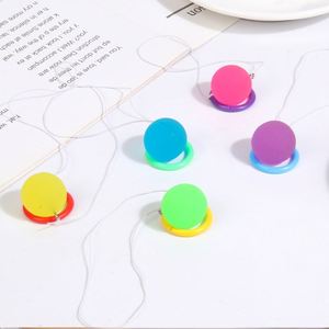 Pelotas Elásticas de Colores con Cuerda para Jalar, Pelotas Saltarinas para Niños, Pelotas de Salto, Juguete Sensorial - Product Image 4