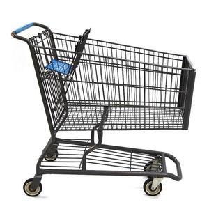 Carrito de Supermercado con Asiento para Bebé y Superficie Metálica, con Logotipo Personalizado - Product Image 3