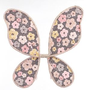 Niños mariposa hadas alas Ángel disfraz fiesta vestir accesorios colorido brillo niños princesa hadas alas - Product Image 2