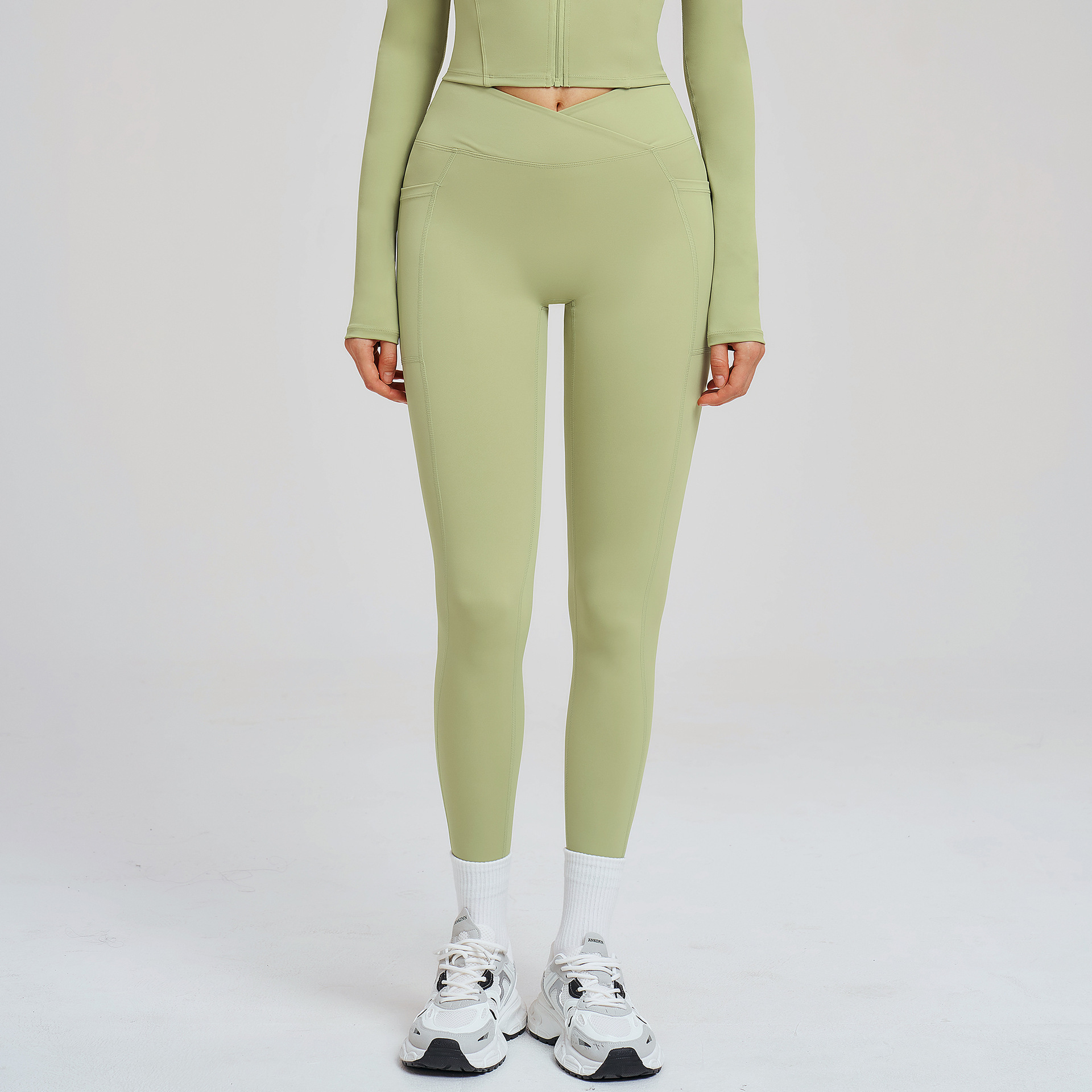 Pantalon vert Bean Paste