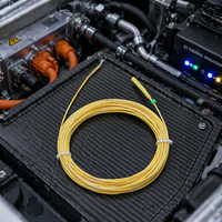 Cable de Sensor de Temperatura RTD PT100 de 3 Hilos de Alta Precisión para Vehículos Eléctricos de Nueva Energía, Termistor PTC de Acero Inoxidable 304