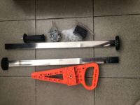 Cortador Manual Duradero para Placas de Yeso, Herramienta Ajustable de Empuje Manual para Cortar Paneles de Yeso, Doble Mango con Regla de Acero Inoxidable