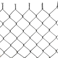 Panneaux galvanisés abordables de barrière de maillon de chaîne pour des propriétés commerciales et résidentielles barrière de maillon de chaîne