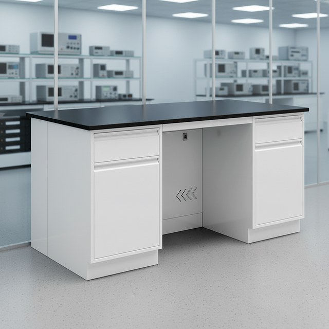 Enhanced Scratch-Wear Resistance Steel Customizable Size Modern Design Lab Bench for Hospital School Precision Instrument