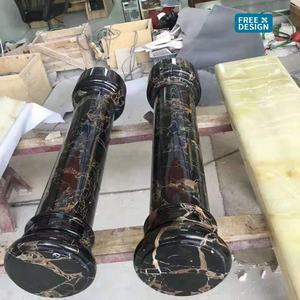 بلاط رخامي أسود مصقول حديث كبير الحجم للاستخدام الفندقي، منشأ صيني، سماكة 20 مم، مقاس مخصص - Product Image 4