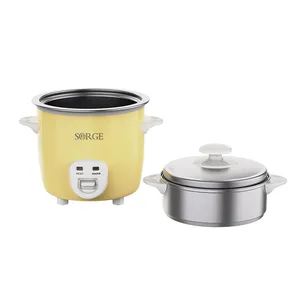 Small Size Drum Type 304 Stainless Steel Rice Cooker With Steamer