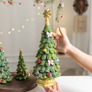 Cross-border Nordic Style Resin <b>Christmas</b> <b>Tree</b> Ornaments Home Desk Decorations Festive Scene <b>Christmas</b> Crafts Factory - Product Image 2