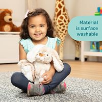 Adorable peluche lapin Frozen avec de grandes pattes, des oreilles tombantes et une queue moelleuse - Jouet en peluche doux pour enfants