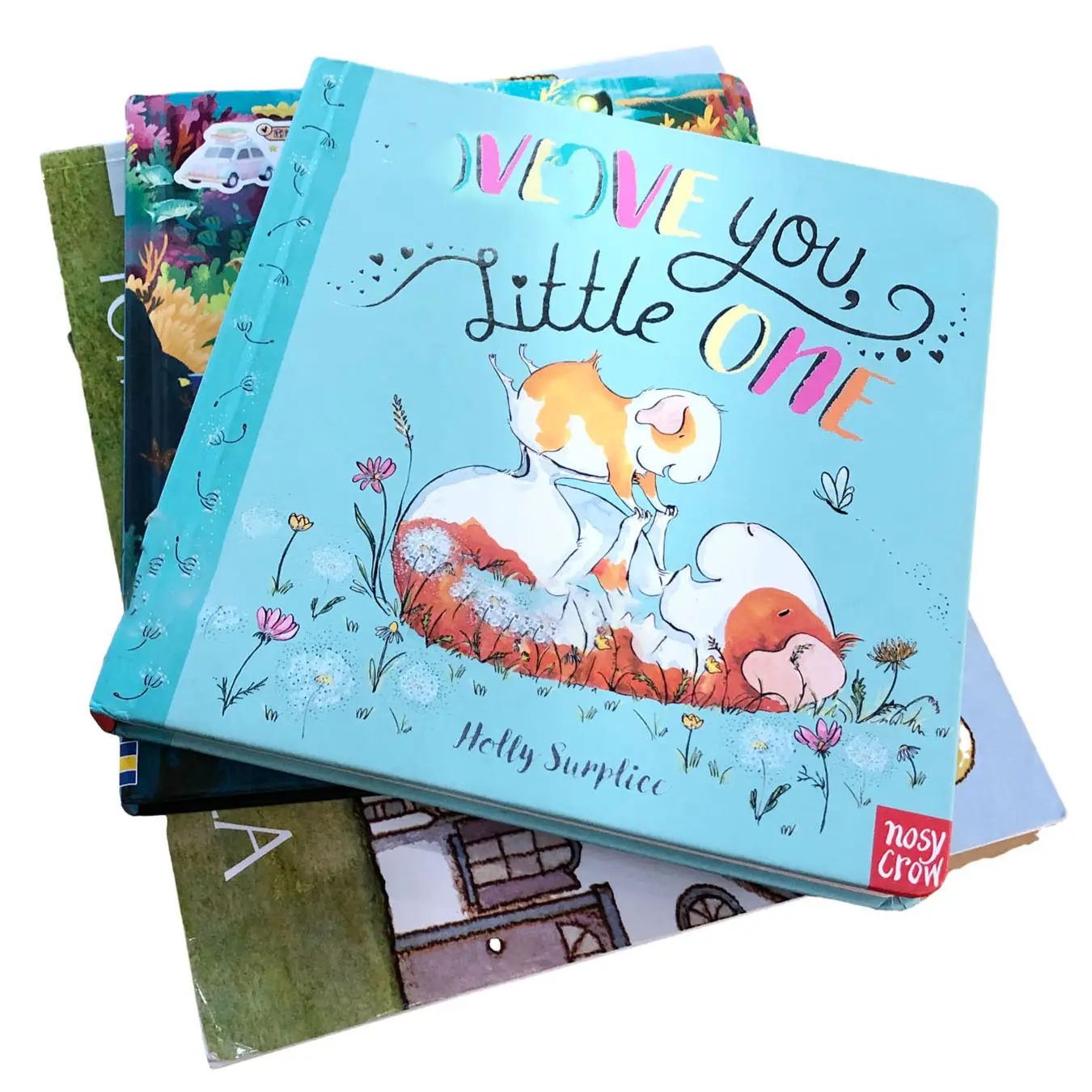 Libro de tapa dura de cartón para niños de papel artístico nuevo libro de cartón infantil de colores mezclados