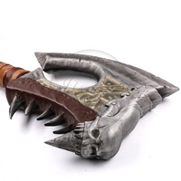 Espada de Dos Manos Gorehowl, Arma de Grommash Hellscream de World of Warcraft, Totalmente Metálica