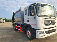 Compacteurs de déchets Dongfeng 4X2 Collecteur de déchets à compression 12m3 Camion à ordures à compression