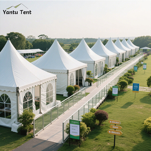 6x6m Pagoda evento di alta qualità all'aperto decorazione di nozze <span class=keywords><strong>tenda</strong></span> pinnacolo <span class=keywords><strong>tenda</strong></span> fiera della fiera telaio tendone tende - Product Image 6