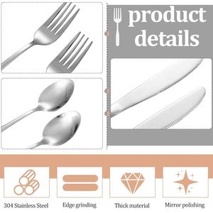 Wholesale <b>Hot</b> Sale Outdoor Travel Cutlery With Box Stainless Steel Knife Fork Spoon Flatware Set - Product Image 4