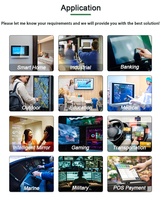 Kit de Pantalla Táctil Capacitiva de 21.5 Pulgadas con Placa Controladora EETI de Interfaz Industrial USB/I2C/RS232 16:9 para Módulo LCD