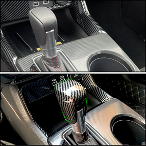 ABS Xe Trang Trí Nội Thất Trung Tâm Điều Khiển Điều Khiển Sticker Bánh Shift Núm Chủ Bìa Cho Honda 11 Civic HRV 2022 - Product Image 6