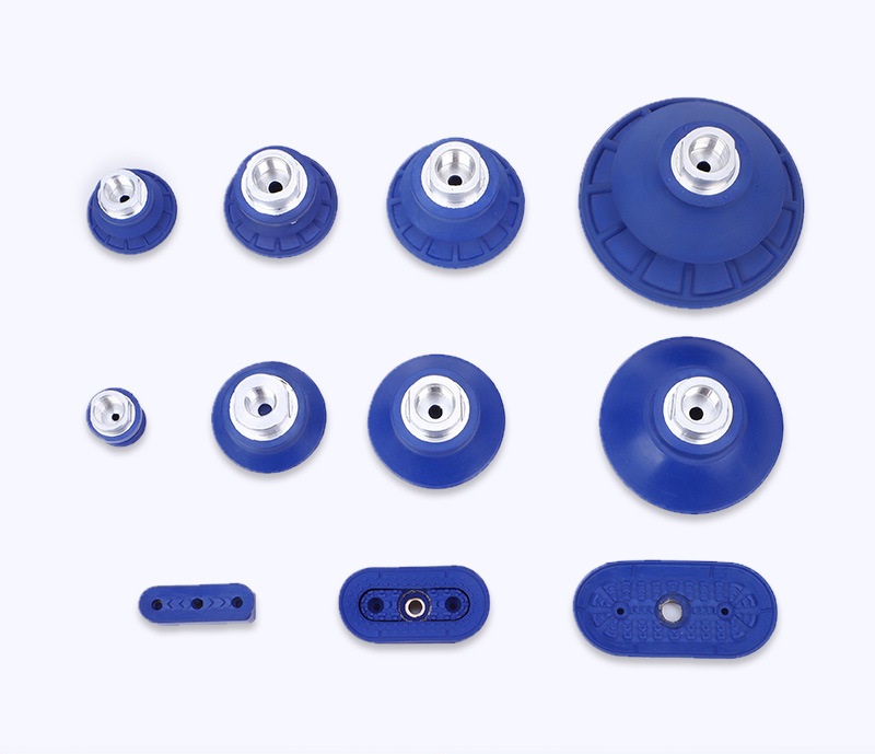 Double Layer Custom Silicone Rubber Suction Cups Industrial Pneumatic Components for Robot Equipment Vacuum Sucker Machinery