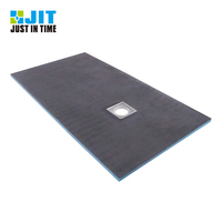 Receveur de douche XPS pour salle de bain, drain vertical, prix raisonnable, 1500x900x30, bac de douche en mousse de polystyrène extrudé linéaire