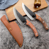 Pisau dapur koki berkemah, pisau daging palsu buatan tangan, Tang irisan penuh, pemotong daging, pisau memasak Boning Viking Mesir
