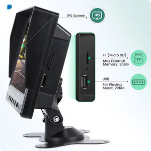 7 Zoll 2-Kanal DVR IP68 Rückfahr kamera 1080P AHD Park überwachungs system TF-Karten rekorder 2 PCS Fahr monitor für LKWs - Product Image 3