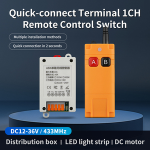 Công Nghiệp Phổ Không Dây Điều Khiển Từ Xa Điều Khiển Với 1 Máy Phát Và 1 Receiver DC12-36V AC110-240V - Product Image 5