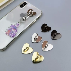 Connettori per Charm Telefonici in Metallo Oro, Argento, Oro Rosa, Nero, Pendenti Rotondi, a Cuore, Quadrati per Accessori Fai-da-Te - Product Image 6