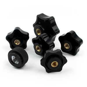 M5 M6 M8 thép không gỉ Brass Thumb Knob Nuts phần cứng Bộ dụng cụ ISO Black Oxide kết thúc nhựa NUT - Product Image 2
