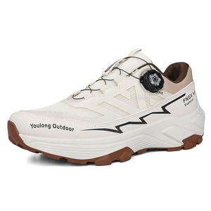 Nuevo modelo de zapatillas de senderismo para viajes al aire libre, zapatillas multifuncionales casuales para hombre con botón giratorio para escalada y senderismo. - Product Image 5
