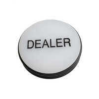 Prix de gros d'usine Acrylique Poker All in Dealer Buttons personnalisés Pas Cher Poker Dealer Buttons Applicable au Casino