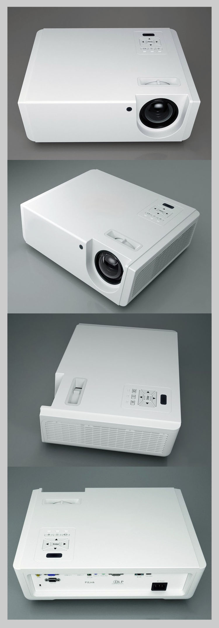 [YIDAHAI DH4100]4000 ANSI lumens short throw laser+DLP XGA WXGA full 3D education and business professional projector
