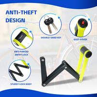 Tonyon accessoires de vélo antivol Durable pliable moto Cycle serrures électrique pliant vélo serrure