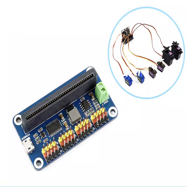 Micro:bit Actuator driver board Expansion board 16-way actuator PWM driver module I2C port