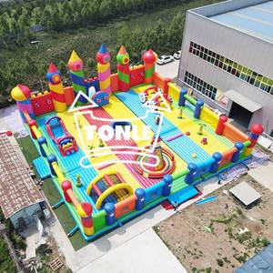 Molto popolare il grande parco gonfiabile di rimbalzo la più grande casa di rimbalzo del mondo parco a tema gonfiabile dei bambini e degli adulti da vendere