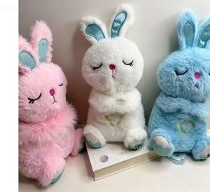 कस्टम म्यूजिकल प्लश खिलौने सांस लेने वाले जानवरों को सांस लेने से राहत कोपा कैप्रिबैस और नींद-सांस लेने वाली टेडी सिलाई थोक - Product Image 3