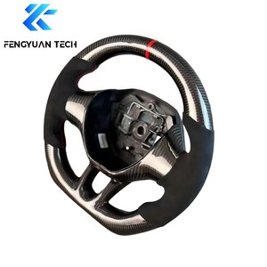 Volant en cuir chauffant personnalisé, forgé, avec LED et fibre de carbone pour Peugeot RCZ 206/207/208/<span class=keywords><strong>308</strong></span>/408/508/MK1/<span class=keywords><strong>GTI</strong></span> - Product Image 4