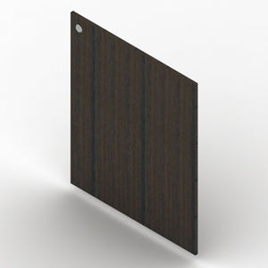 Puerta con bisagras y cerradura para gabinete de sala de estar Bg 10 50x H60, color blanco brillante - Product Image 3