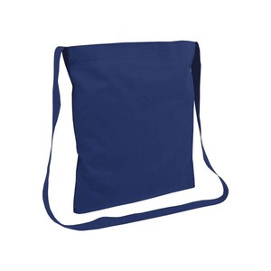 Bolsa de Compras de Algodón Personalizable, Mediana, 30-50cm, Azul, Bolsa Promocional de Moda - Product Image 1