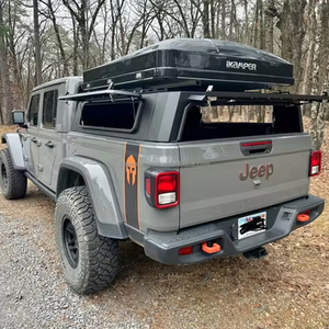 ฝาครอบ<span class=keywords><strong>กระบะ</strong></span>เหล็กสำหรับรถจี๊ป แกลดิเอเตอร์ ปี 2019 รุ่นขายดี กันน้ำ ปิดคลุมเตียงแบบมีตัวล็อค ป้องกันฝุ่น ไม่มีหลังคาผ้าใบ - Product Image 1